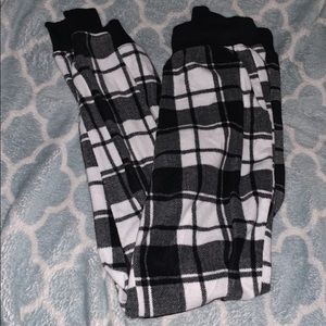 Plaid pajama pants